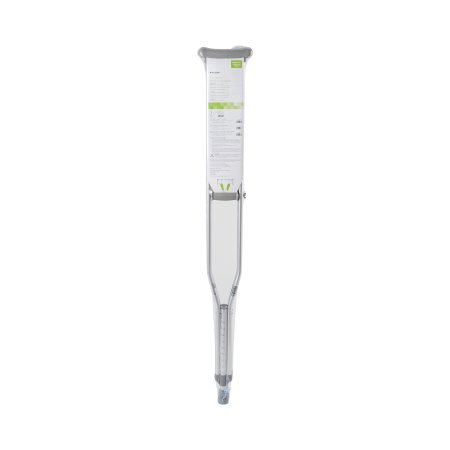 Underarm Crutches McKesson Tall Adult 5 Foot 10 Inch to 6 Foot 6 Inch User Height Aluminum Frame 350 lbs